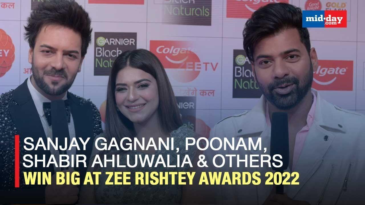 Television Stars Shabir Ahluwalia And Others Win Big At Zee Rishtey Awards 2022